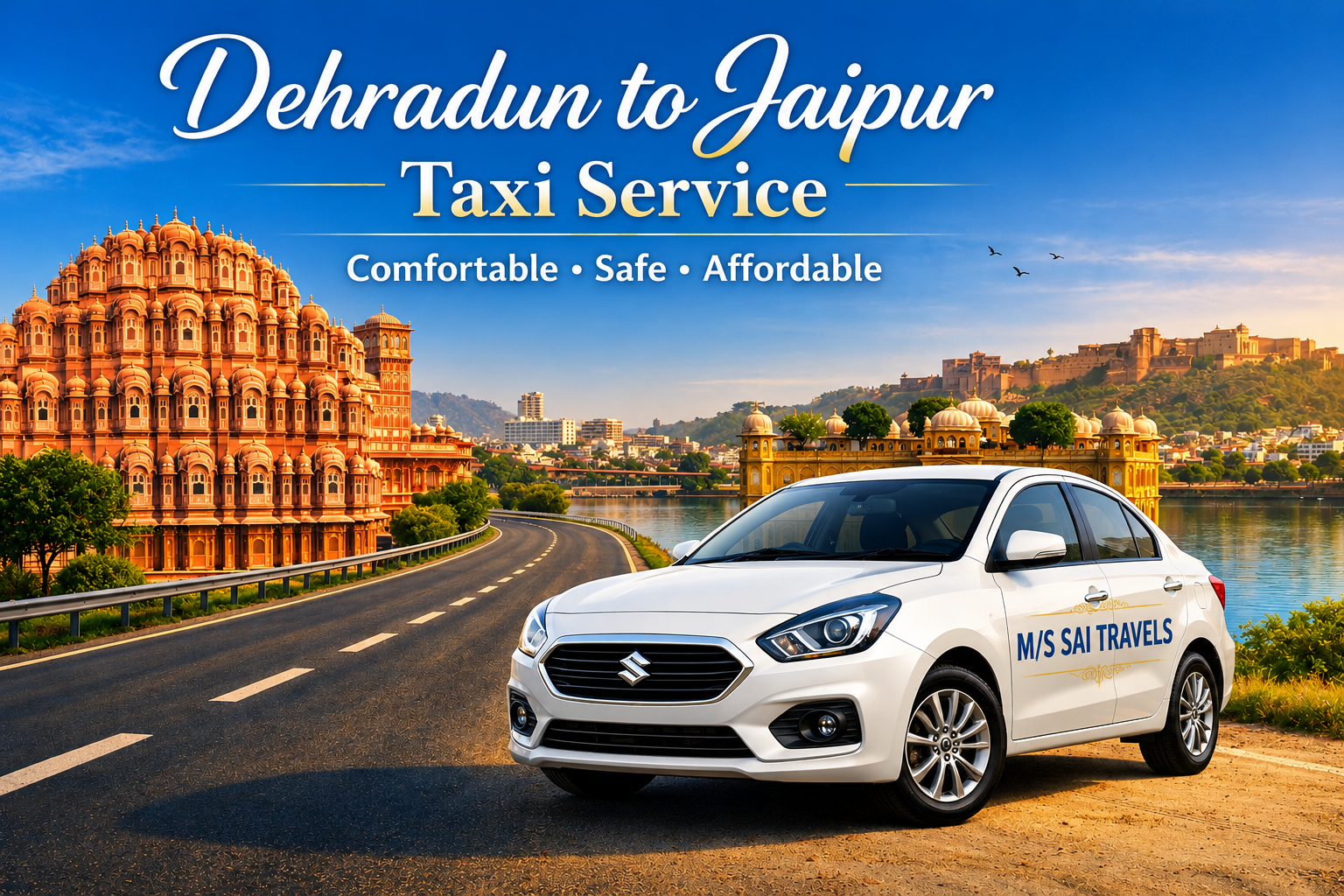 Dehradun to Jaipur Taxi Service